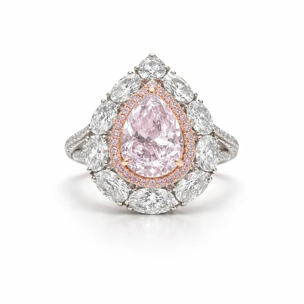 Versailles Pink Diamond Сrystalline Ring