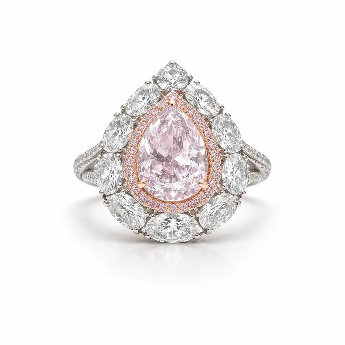 Versailles Pink Diamond Сrystalline Ring