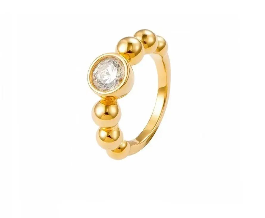 Viola Crytalline Ring