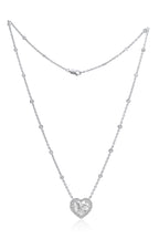 6.94ct Heart Diamond By the Yard Necklace