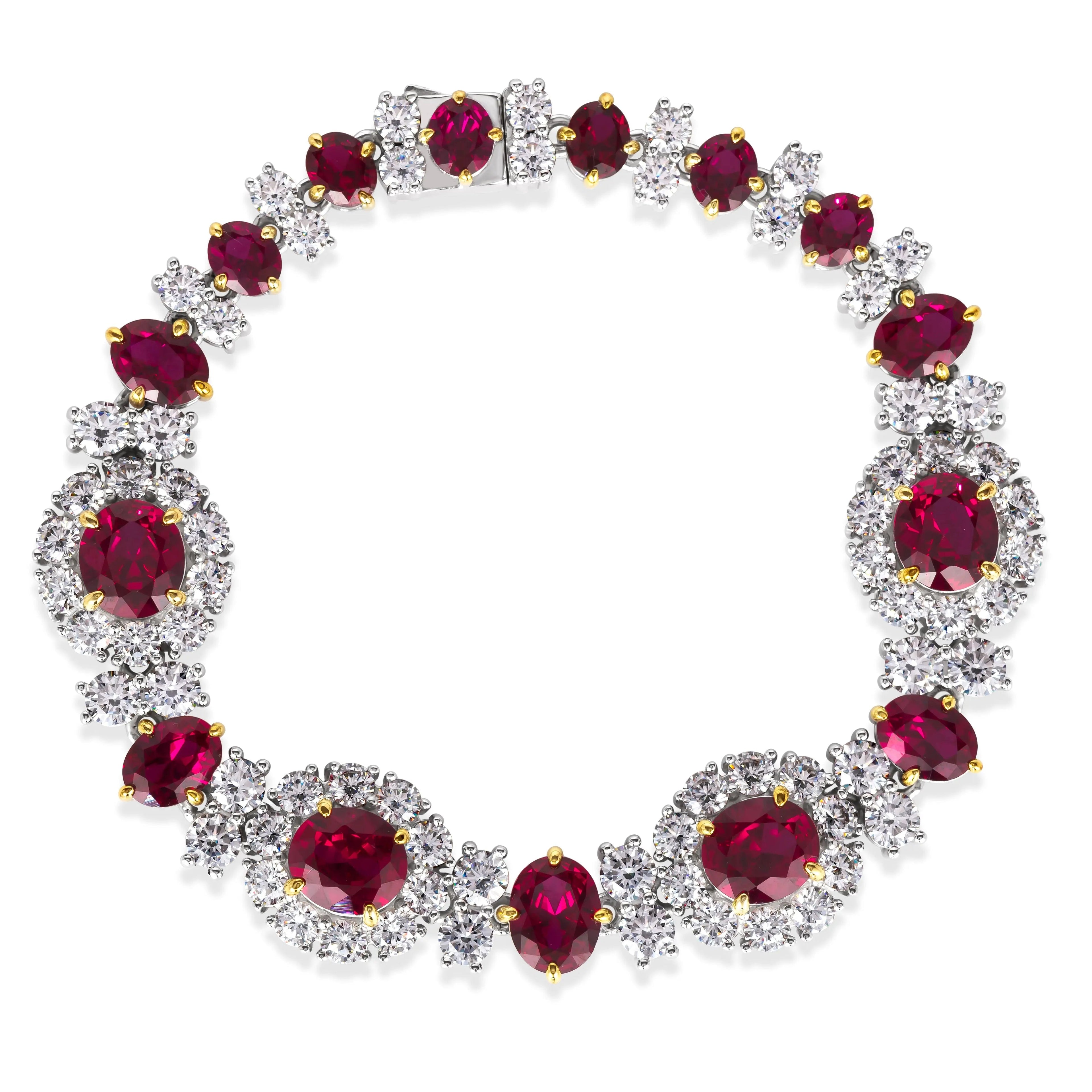 Worth Avenue Bracelet in Red Ruby