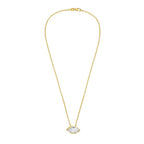 Lab Grown Marquise Diamond Bezel Pendant