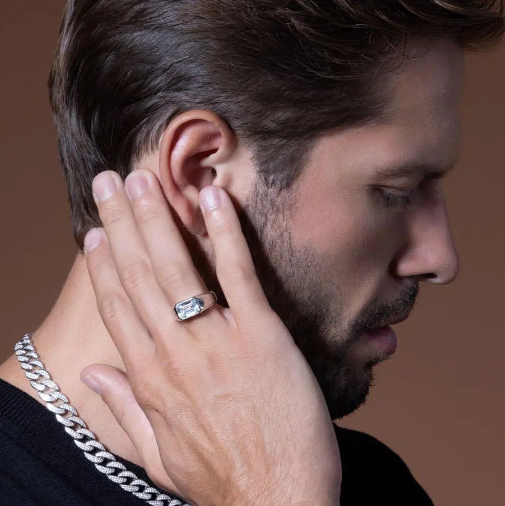 Xavier 4.50 Carat Men's Band in Platinum