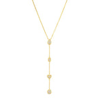 Y Not Lariat Necklace in Gold