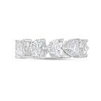 Lab-Grown Heart Diamond Eternity Band