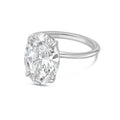 Lab-Grown Oval Diamond Solitaire Engagement Ring