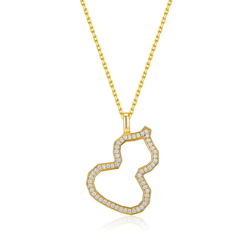 Wu Lou Necklace in Gold