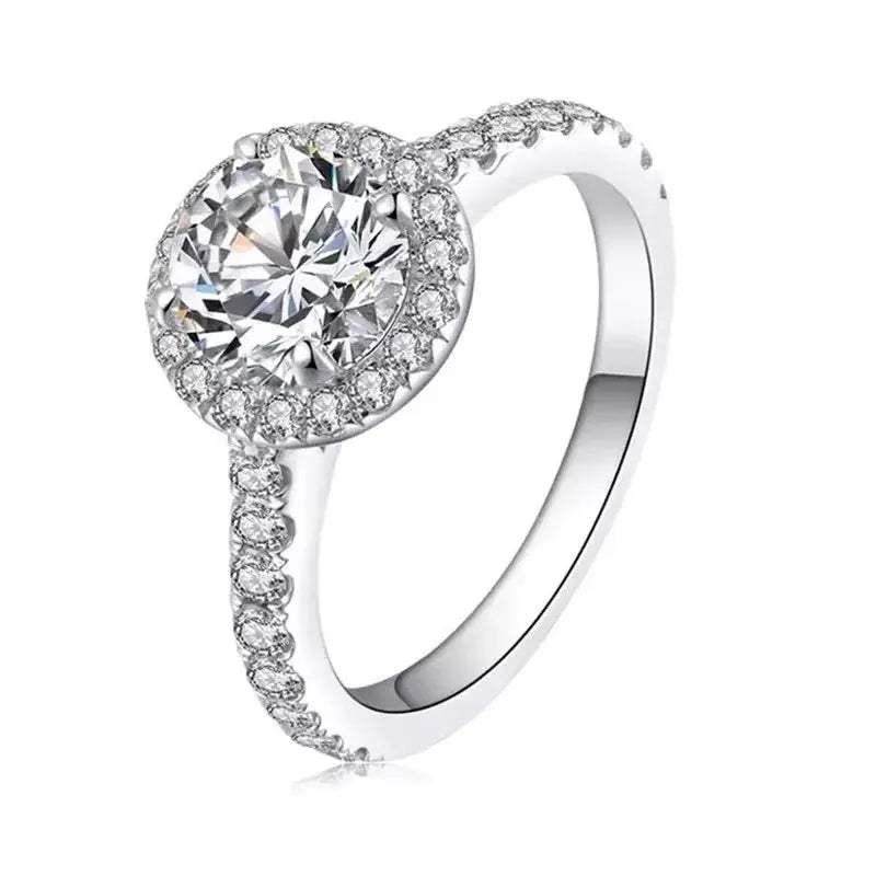 Zoe 2 Carat Halo Ring