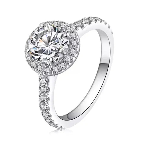 Zoe 2 Carat Halo Ring