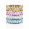 Multicolor 5 Carat Eternity Ring by Thalia