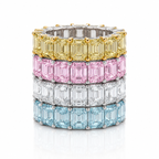 Multicolor 5 Carat Eternity Ring by Thalia