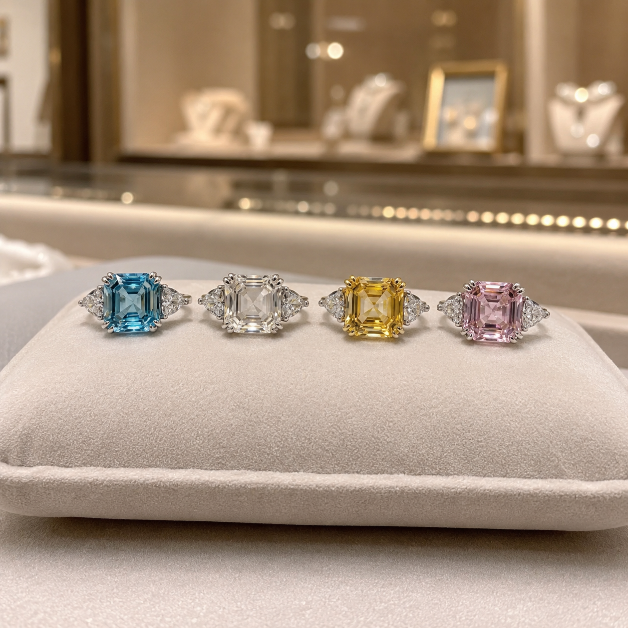 Amore Asscher Ring by Thalia