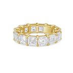 Lab-Grown Asscher Eternity Band