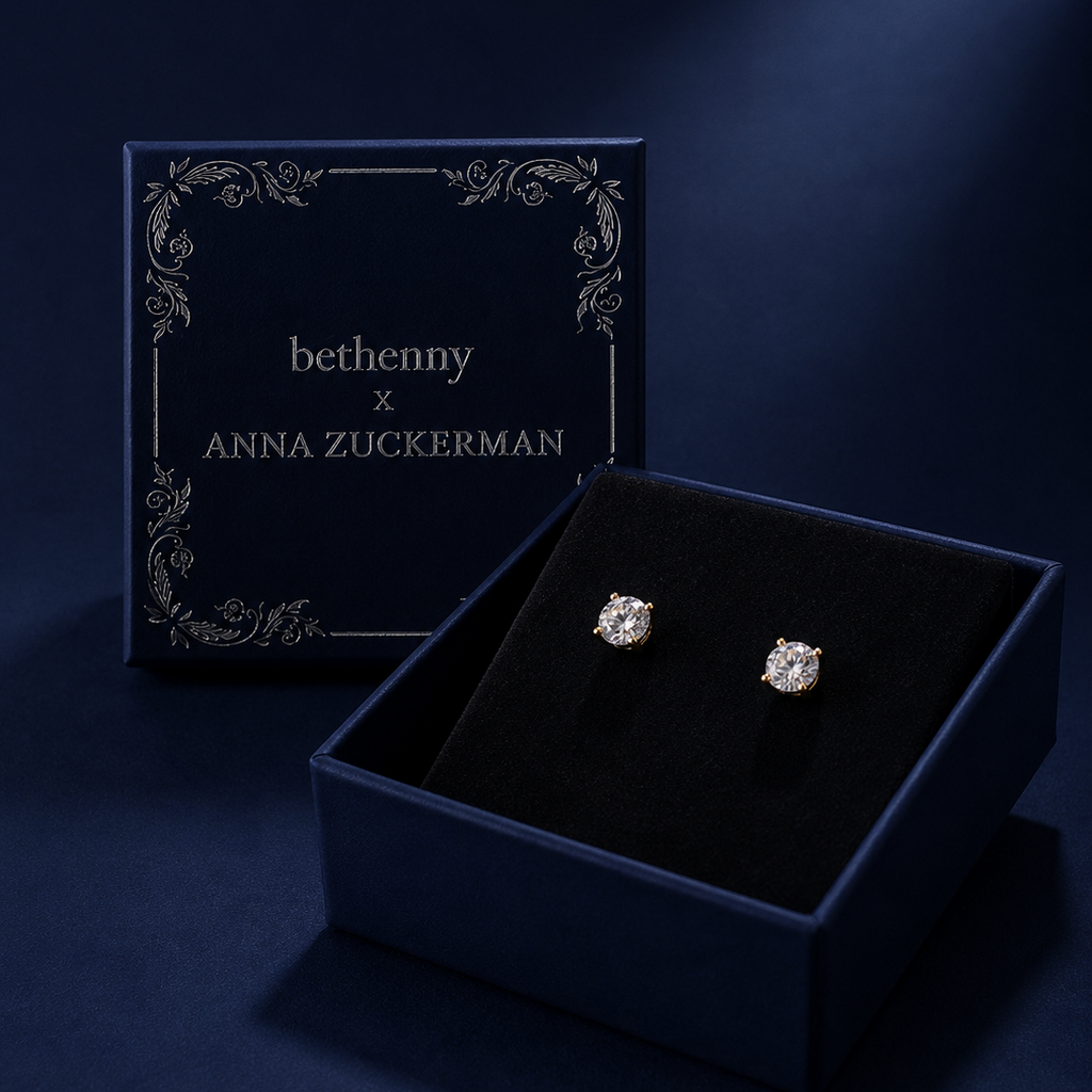 Bethenny Frankel x Anna Zuckerman Just Like Diamonds 4 Carat Studs