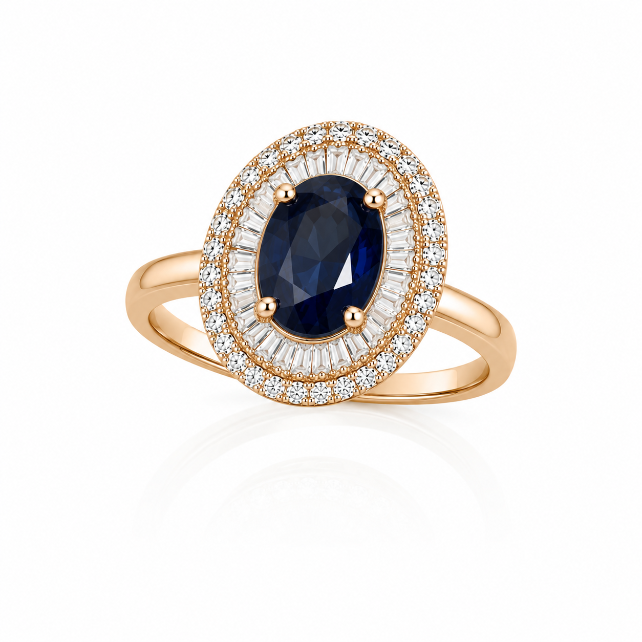 Sapphire Ballerina Ring by AZ Essentials