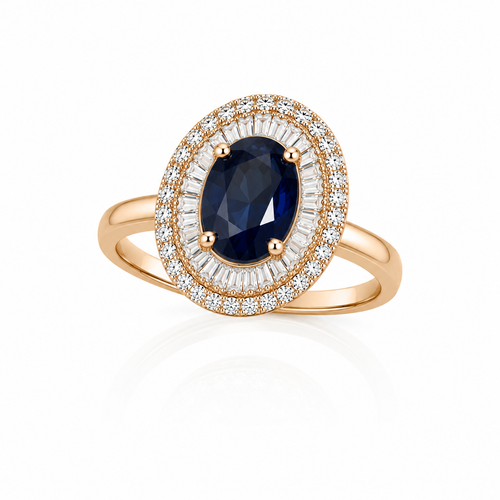 Sapphire Ballerina Ring by AZ Essentials