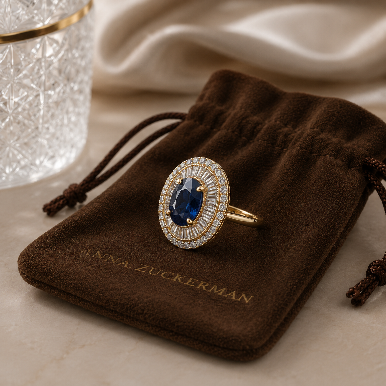 Sapphire Ballerina Ring by AZ Essentials