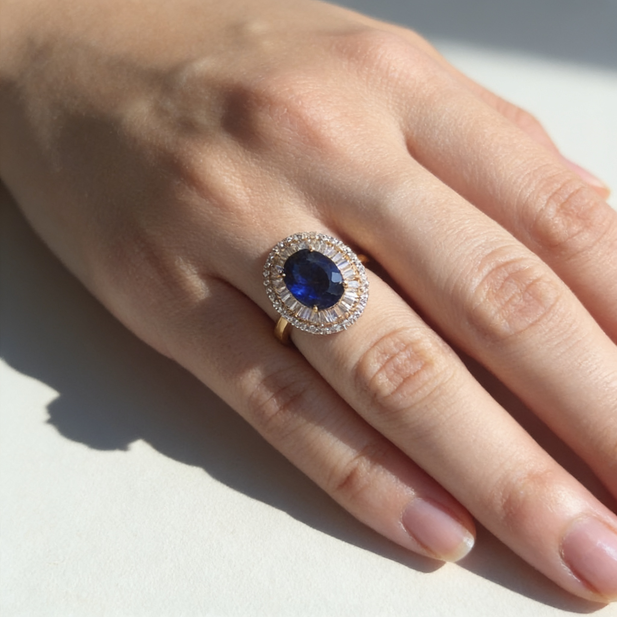 Sapphire Ballerina Ring by AZ Essentials