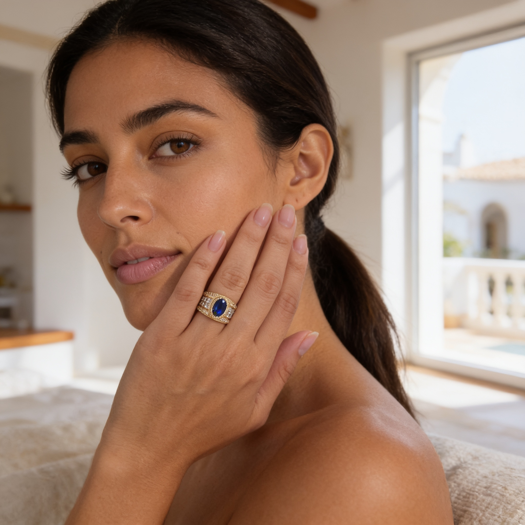 Midnight Halo Ring by AZ Essentials
