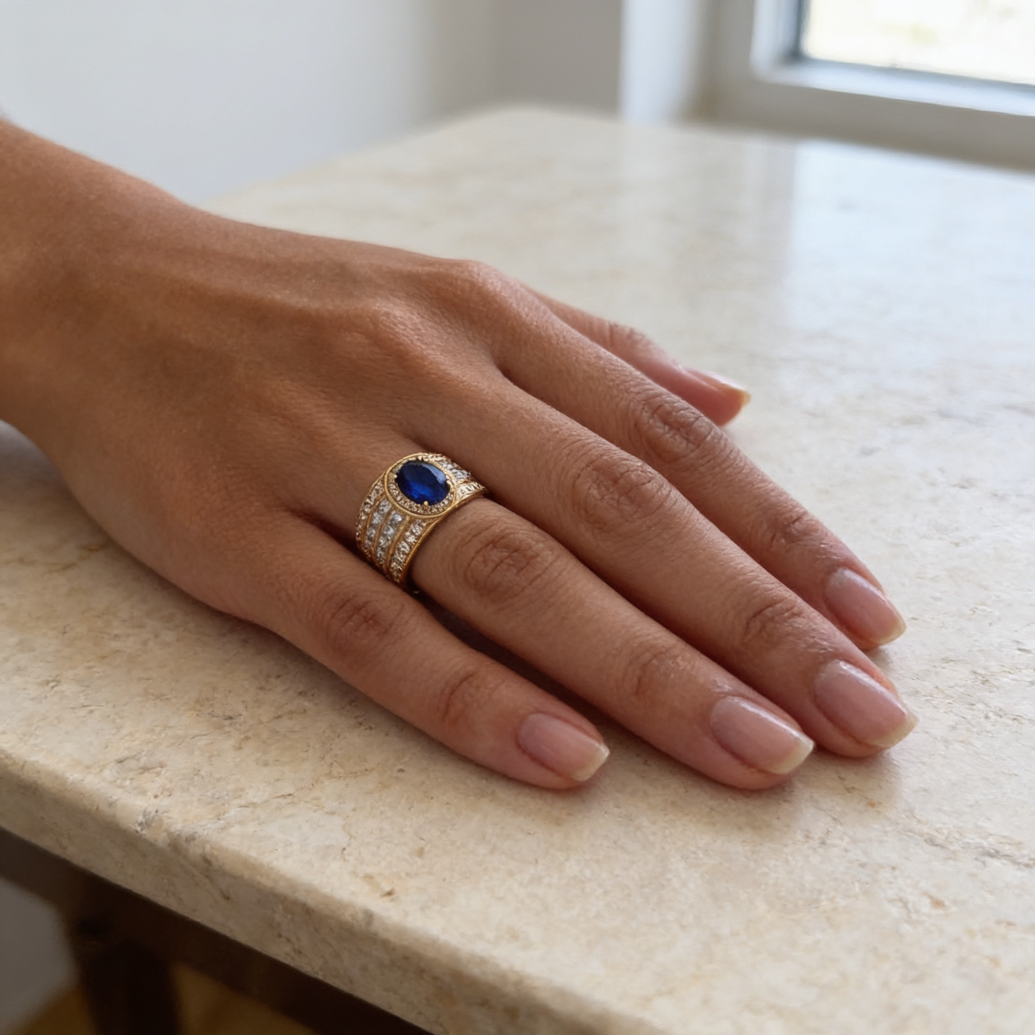 Midnight Halo Ring by AZ Essentials