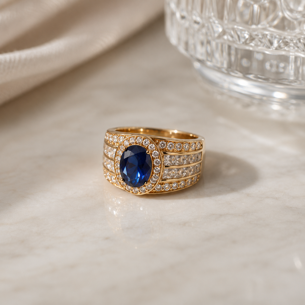 Midnight Halo Ring by AZ Essentials