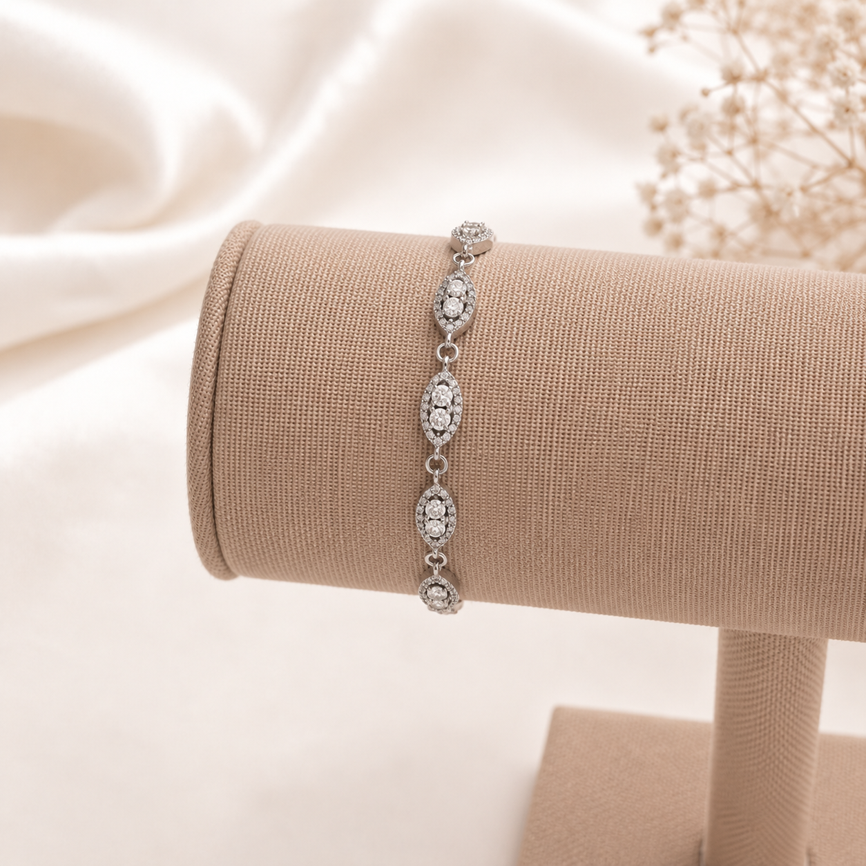 Pavé Station Bolo Bracelet by AZ Essentials