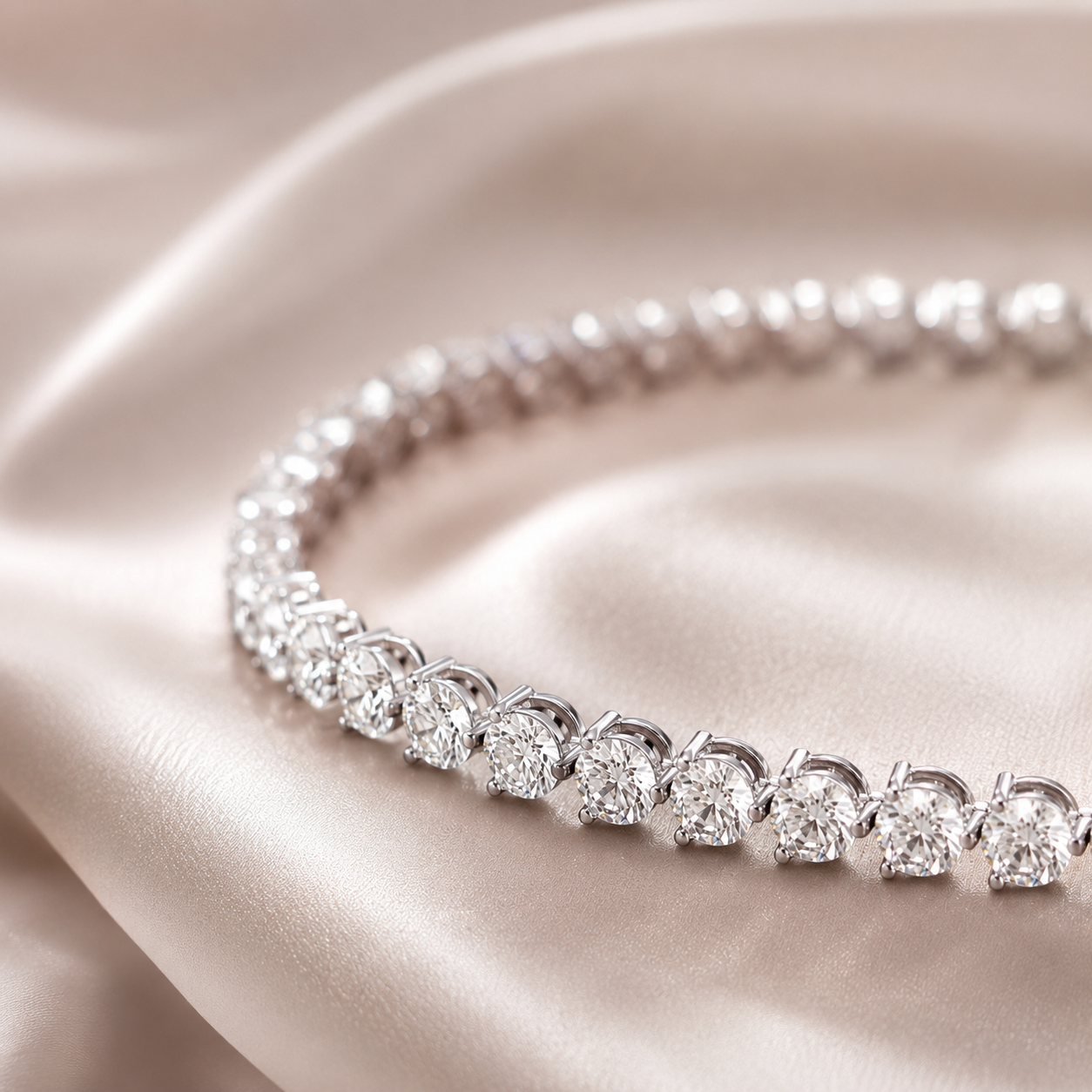 15 Carat Martini Tennis Bracelet