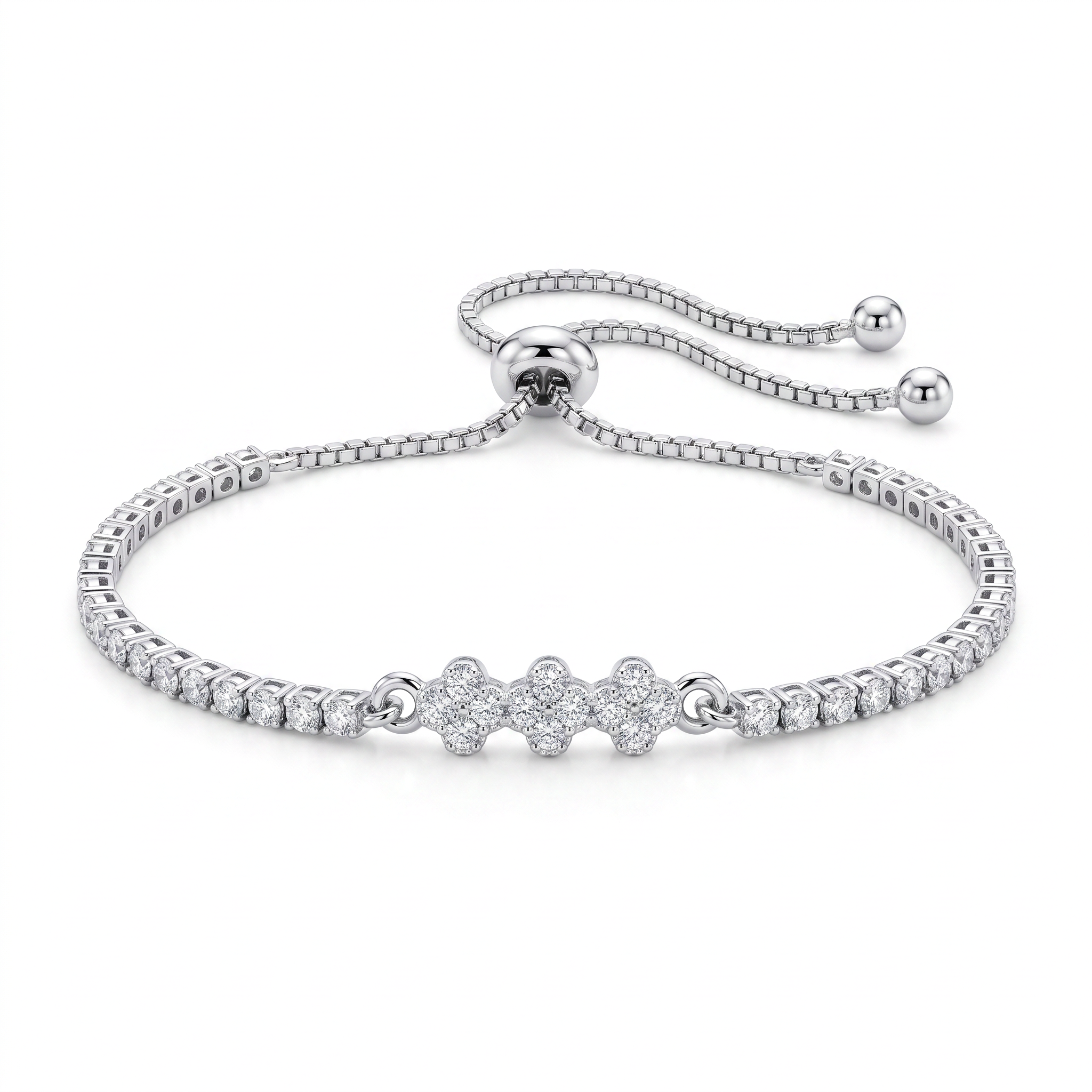 Flower Trio Bolo Bracelet by AZ Essentials