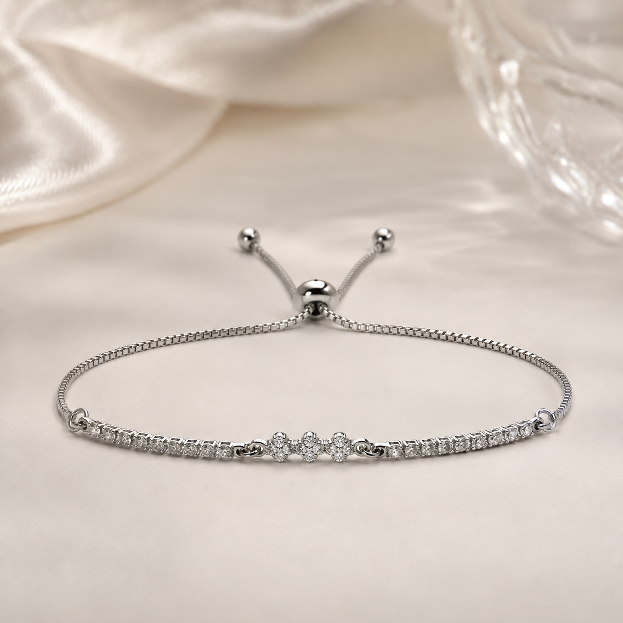 Flower Trio Bolo Bracelet by AZ Essentials