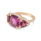 Tourmaline Three Stone Ring
