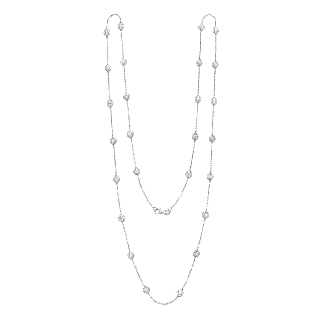 Lab Grown Diamonds By The Yard Opera Necklace