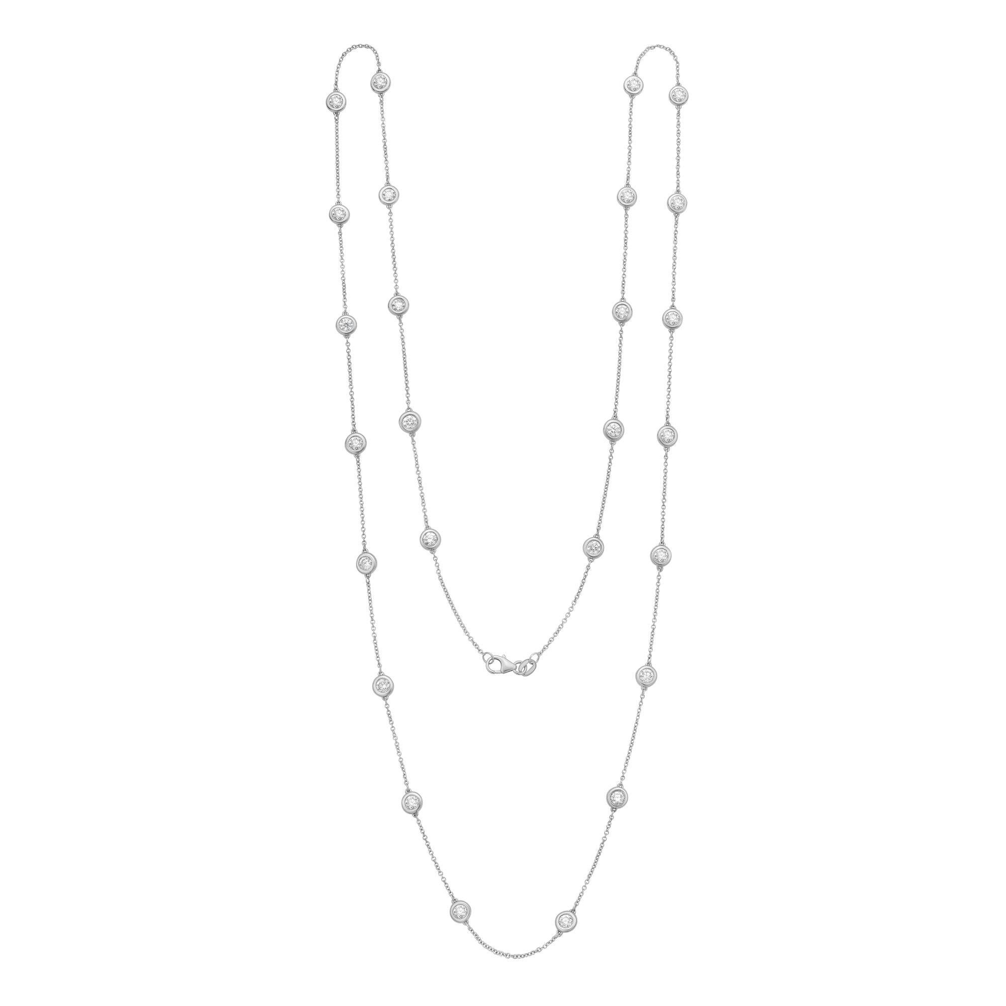 Lab Grown Diamonds By The Yard Opera Necklace