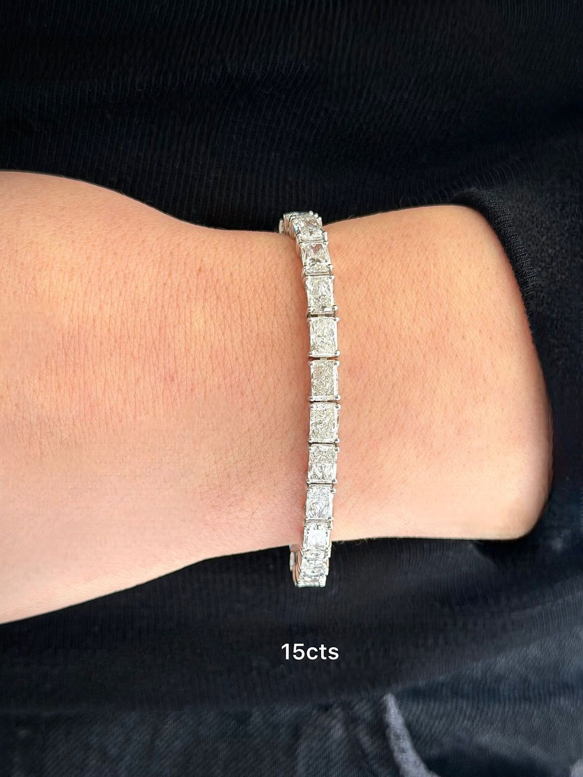Lab Grown East-West Radiant Diamond Bracelet