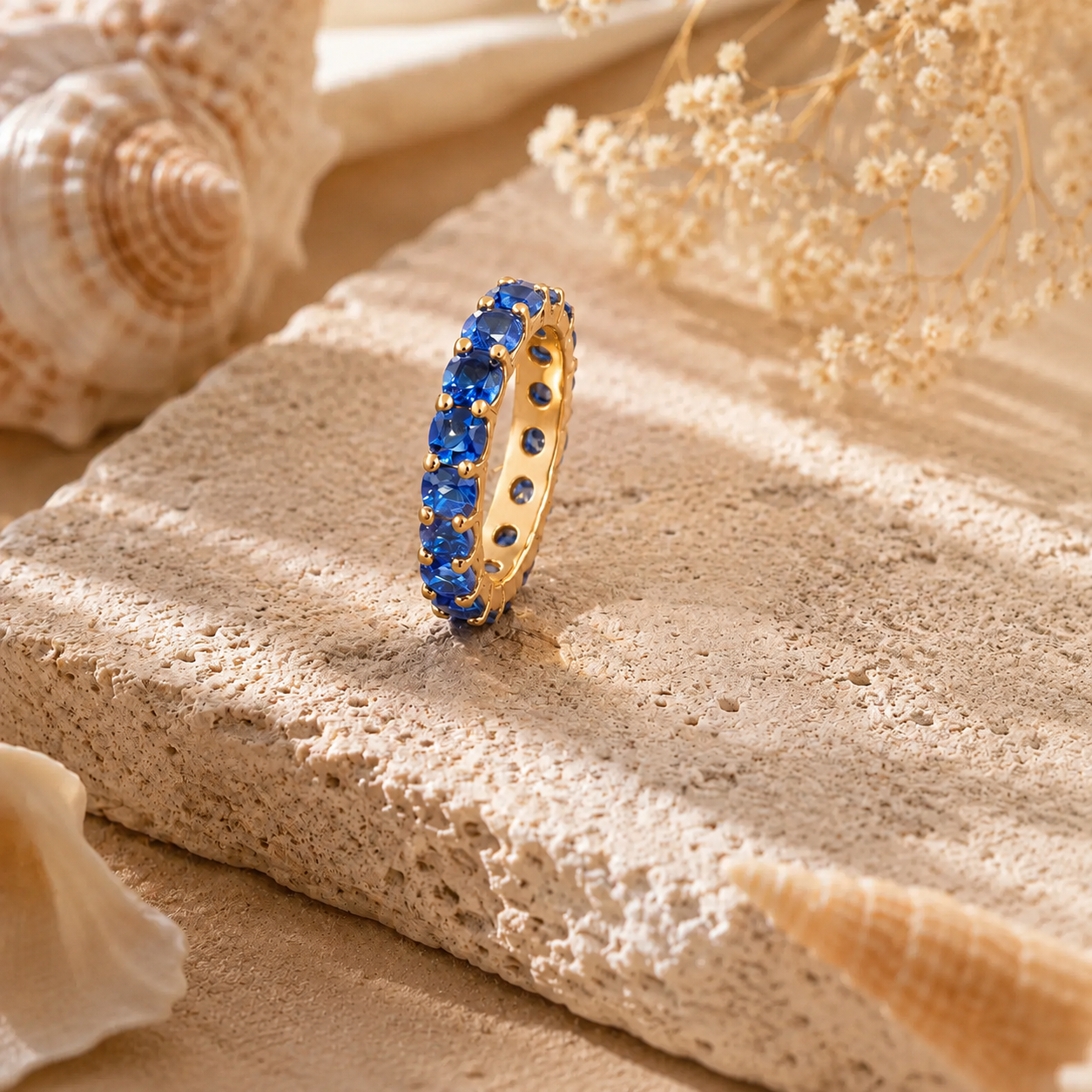 Corsica Eternity Ring in Sapphire