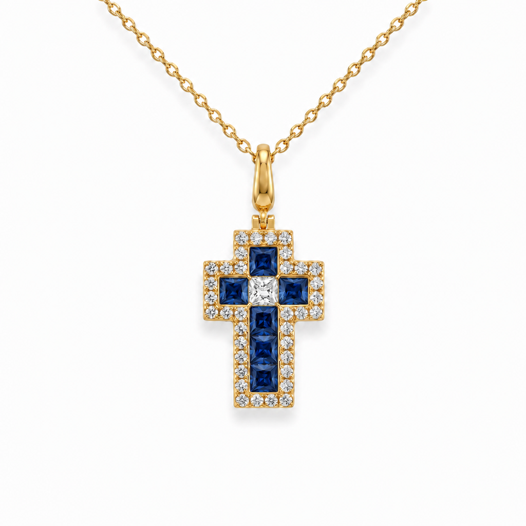 Reina Cross Necklace by Thalia