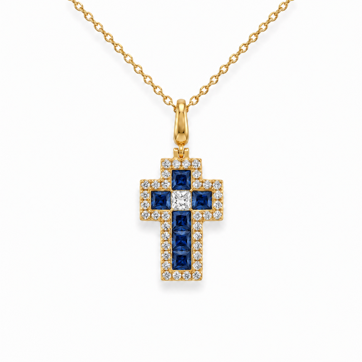 Reina Cross Necklace by Thalia