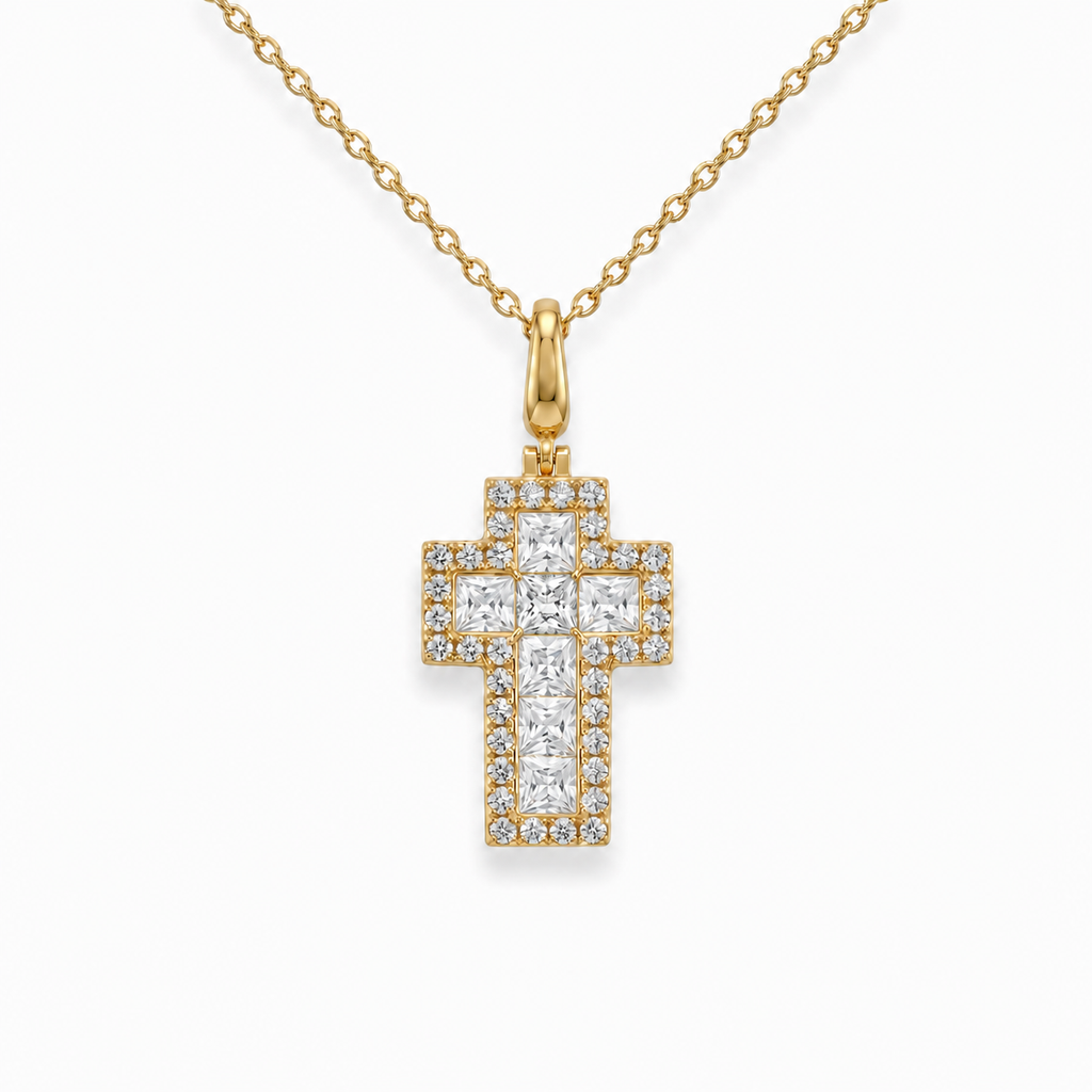 Reina Cross Necklace by Thalia