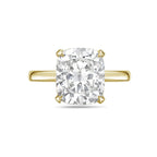 Lab-Grown Cushion-Cut Diamond Solitaire Engagement Ring