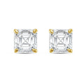 Lab Grown Asscher Diamond Studs
