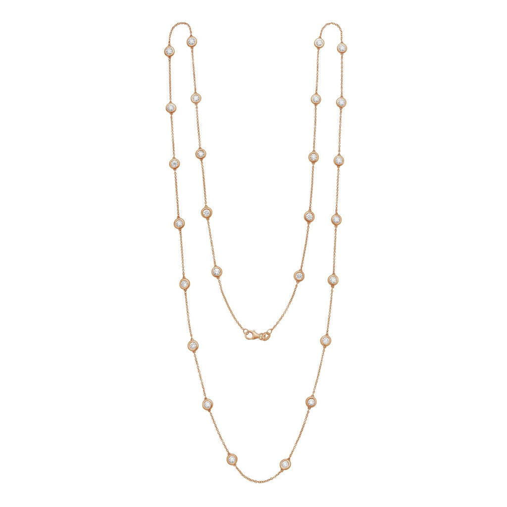 Lab Grown Diamonds By The Yard Opera Necklace