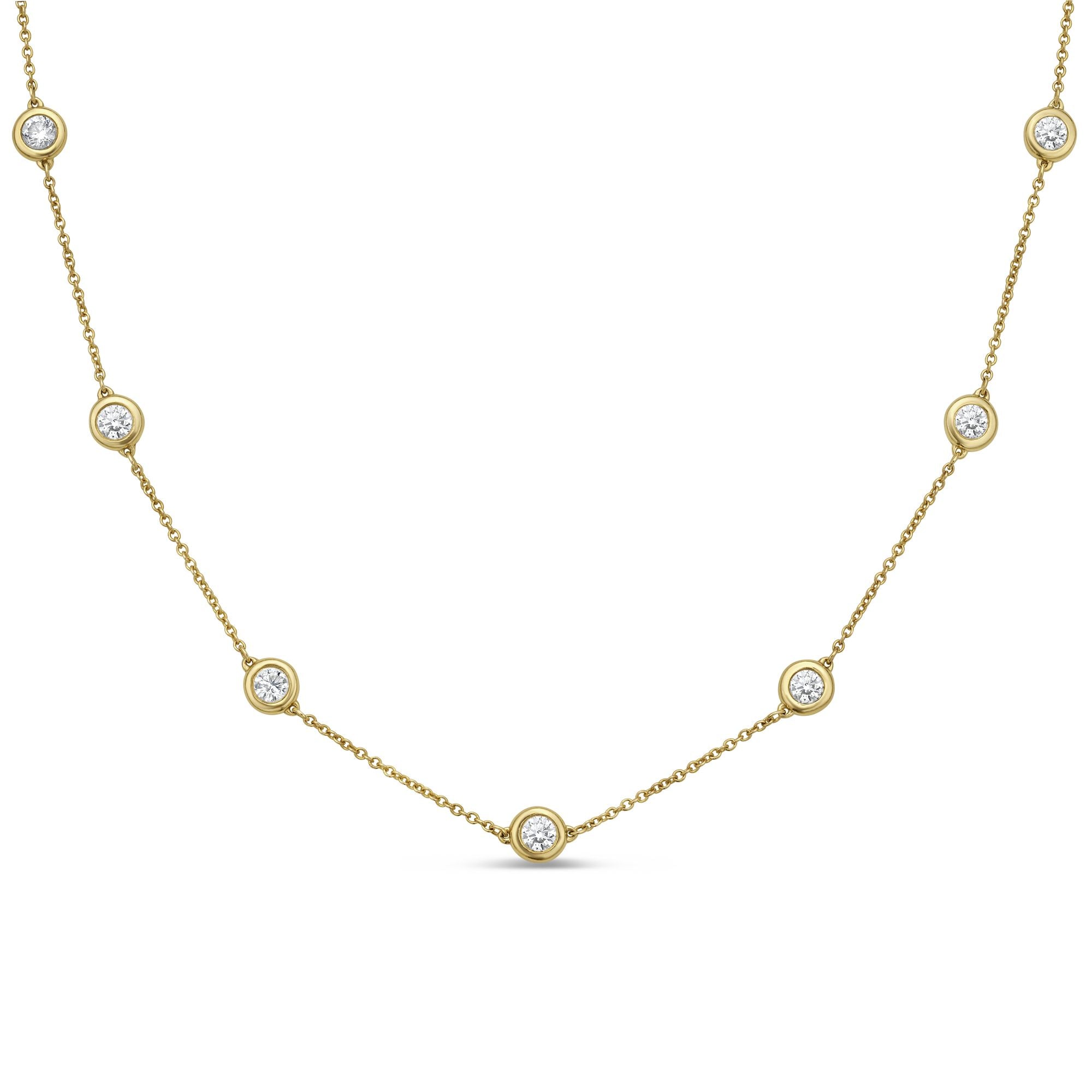 Lab Grown Diamonds By The Yard Opera Necklace