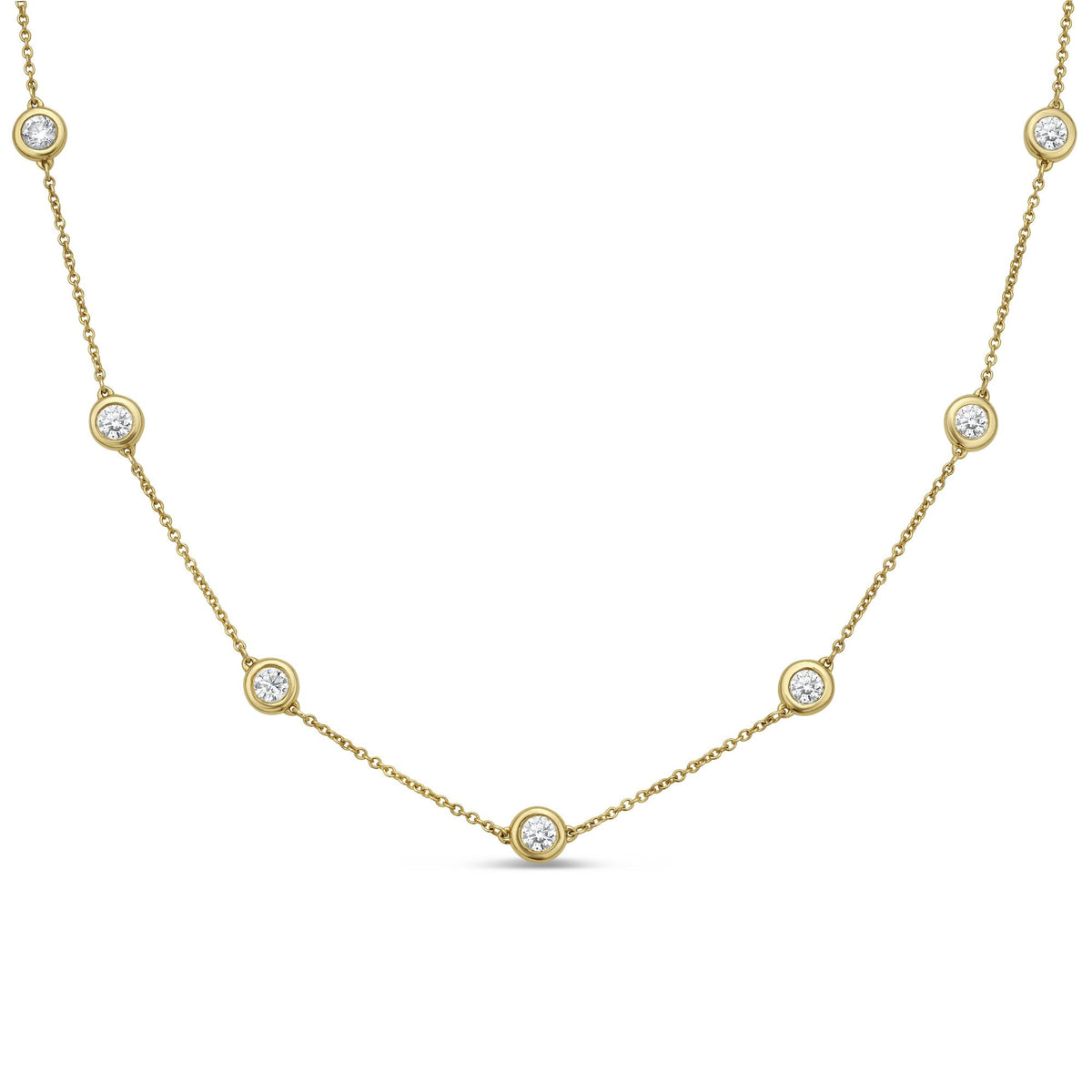 Lab Grown Diamonds By The Yard Opera Necklace