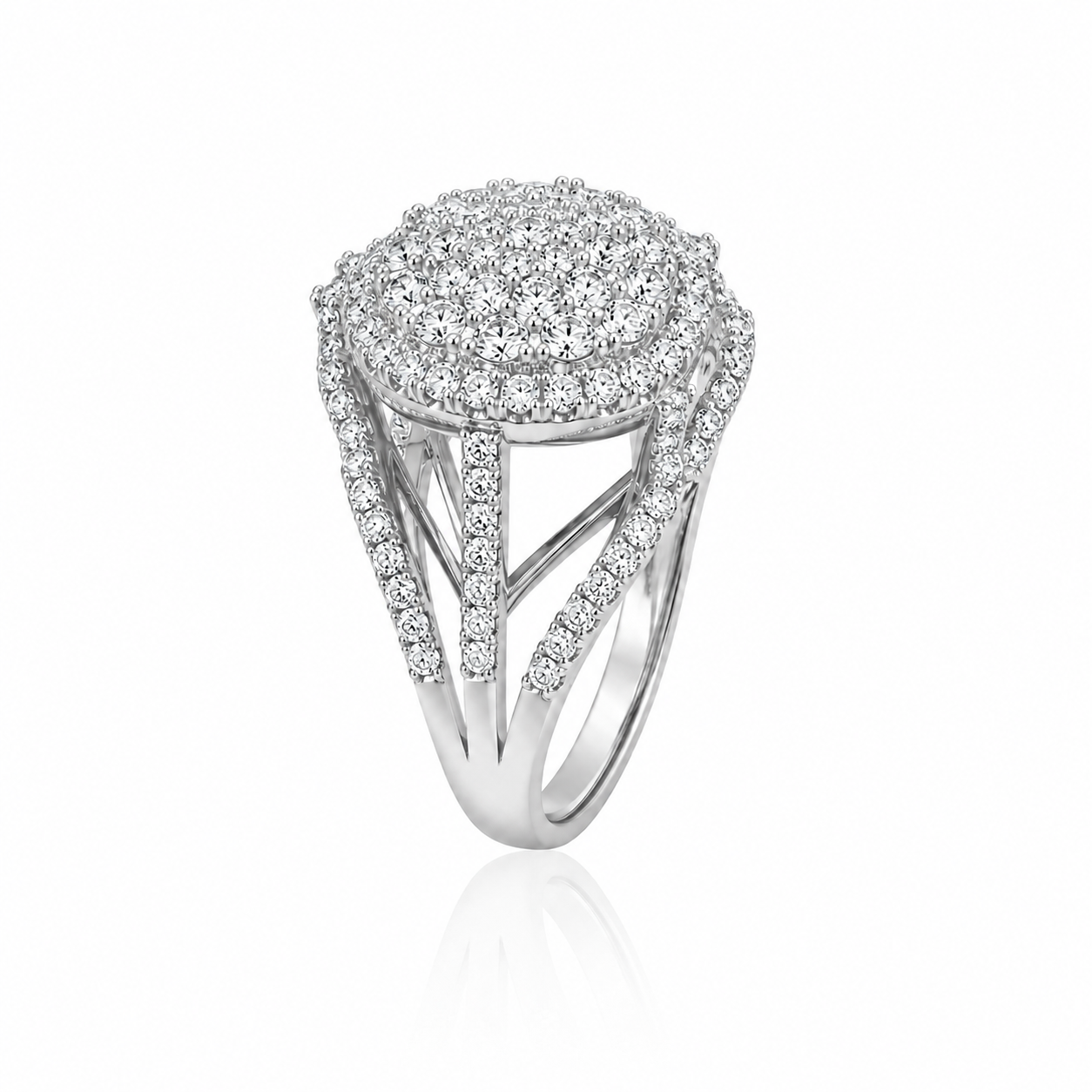 Pavé Dome Cocktail Ring by AZ Essentials
