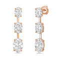 Lab Grown Diamond Graduated Dangling Earrings