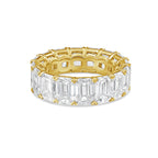 Lab Grown Emerald Cut Diamond Eternity Band