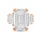 Lab-Grown Emerald Cut Diamond Fashion Ring