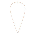 Lab Grown Diamond East-West Emerald Diamond Pendant
