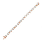 Lab-Grown Oval Diamond Bezel Bracelet