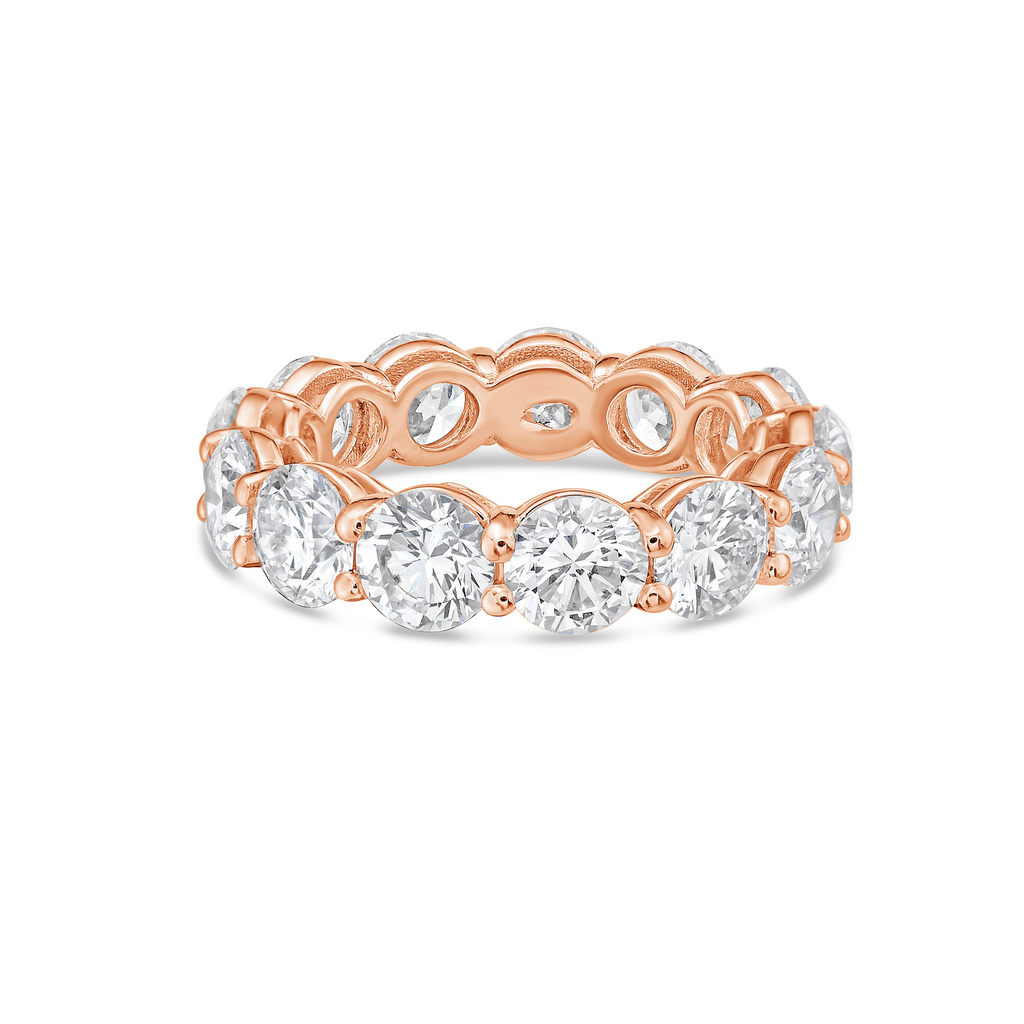 Lab-Grown Round Diamond Eternity Band