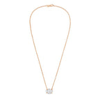 Lab Grown Diamond Oval East West Pendant